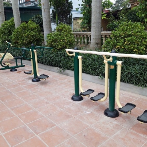 Các thiết bị thể thao phù hợp lắp đặt trong công viên công cộng