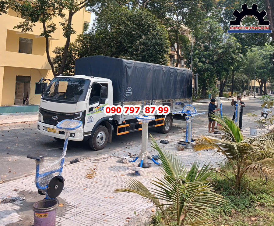 Công trình lắp đặt tại KTX Đại học Quốc Gia TpHCM