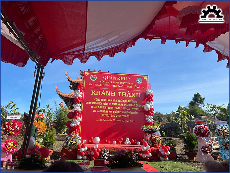 Công trình lắp đặt tại chùa Tỉnh Hội, phường Bình Phước