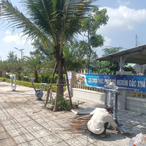 Quy trình lắp đặt thiết bị luyện tập trong công viên