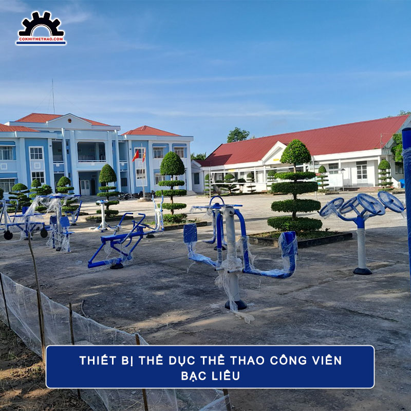 Thiết bị thể dục thể thao công viên Bạc Liêu