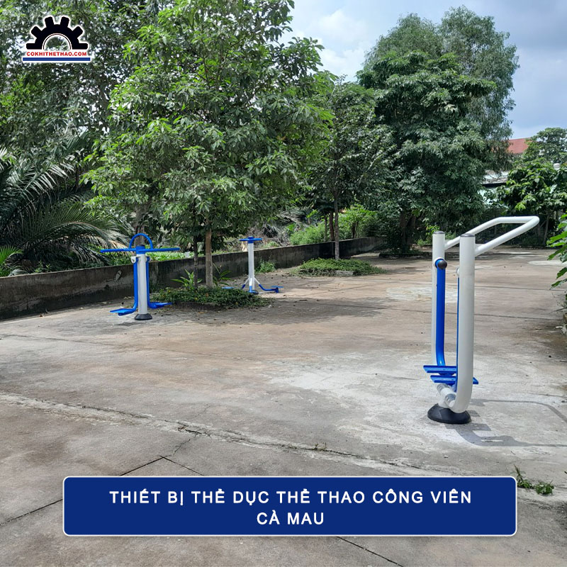 Thiết bị thể dục thể thao công viên Cà Mau