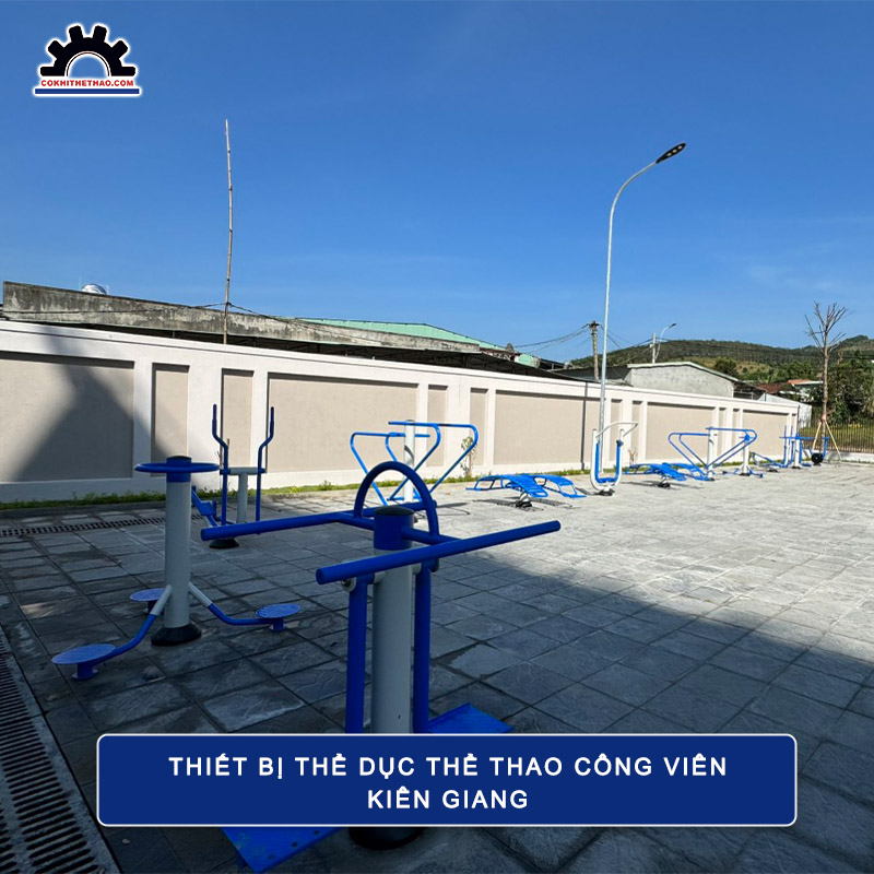 Thiết bị thể dục thể thao công viên Kiên Giang