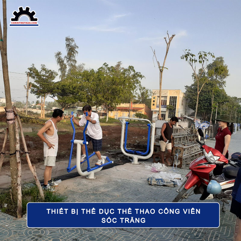 Thiết bị thể dục thể thao công viên Sóc Trăng