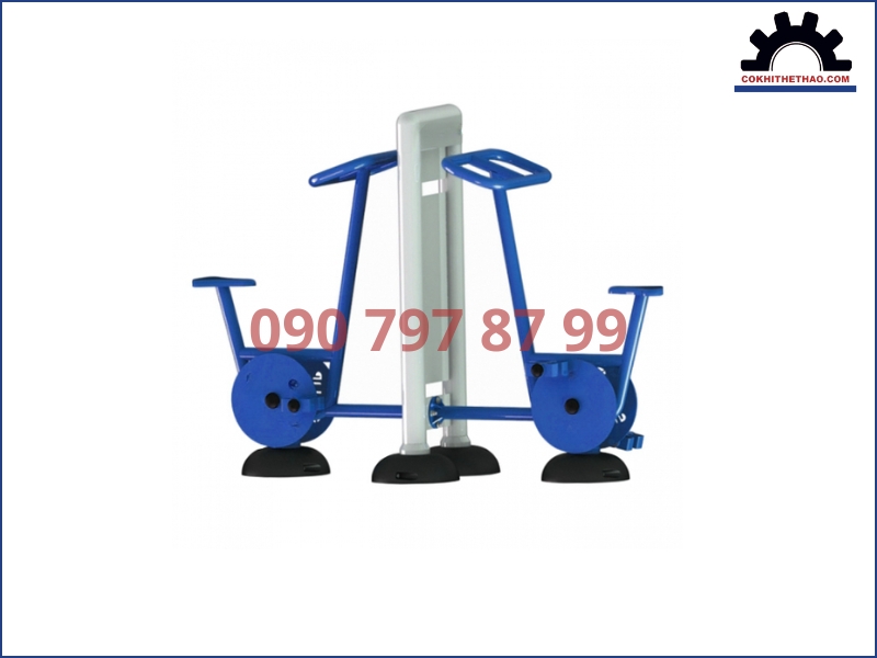 Cách tối ưu hiệu quả phối hợp nhóm cơ khi tập luyện với máy đạp xe đôi công viên