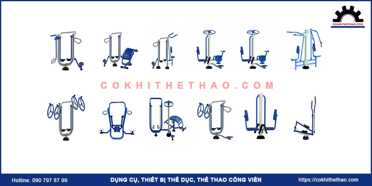 Dụng cụ thể thao công viên Phú Lộc Phát