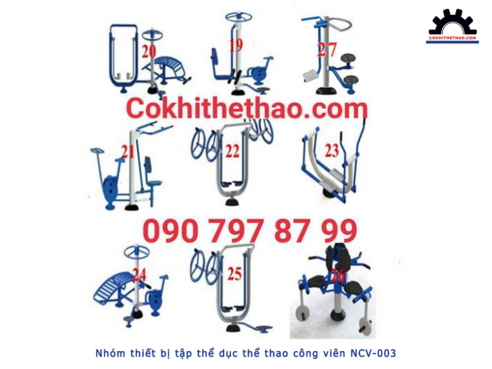 Thiết bị thể dục thể thao công viên TP HCM