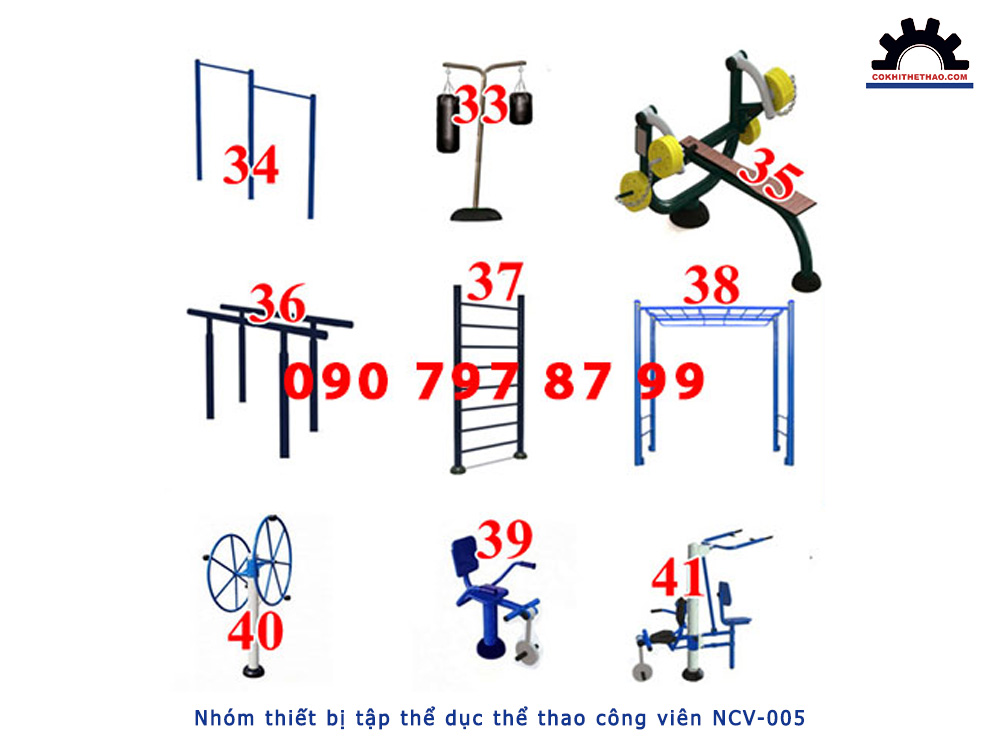 Thiết bị thể dục thể thao công viên TP HCM