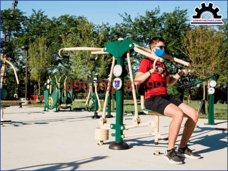 Những thiết bị tập luyện ngoài trời hỗ trợ giảm cân tốt nhất
