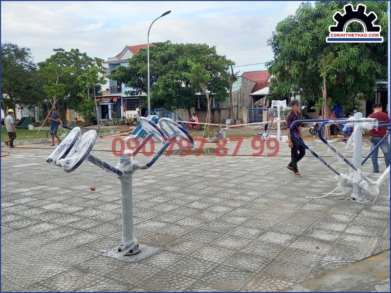 Thi công lắp đặt thiết bị thể thao ngoài trời