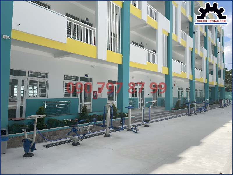 Thiết kế không gian khu vận động an toàn và khoa học