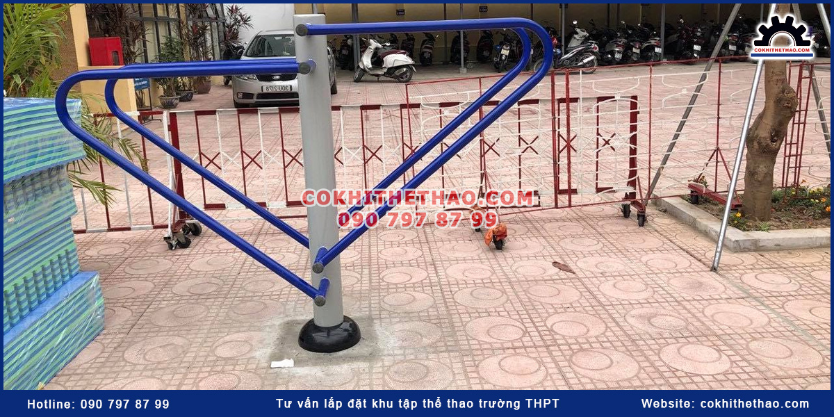 Tư vấn lắp đặt khu tập thể thao trường THPT