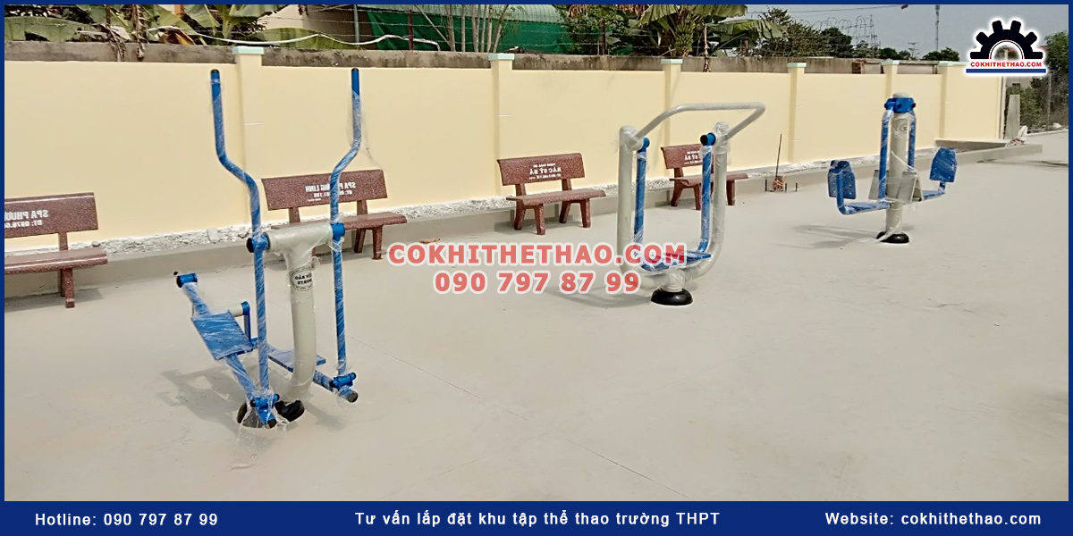 Tư vấn lắp đặt khu tập thể thao trường THPT